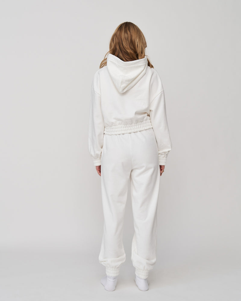 Kuuno Everyday Jogger Pants Classic White Riesige Rabatte