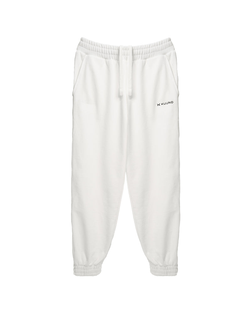Kuuno Everyday Jogger Pants Classic White Riesige Rabatte