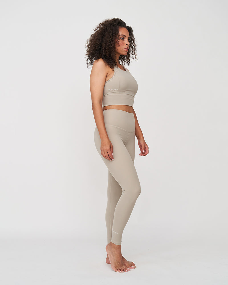 Kuuno Tall Essential High Waist Tights Deep Sand Fabrikladen