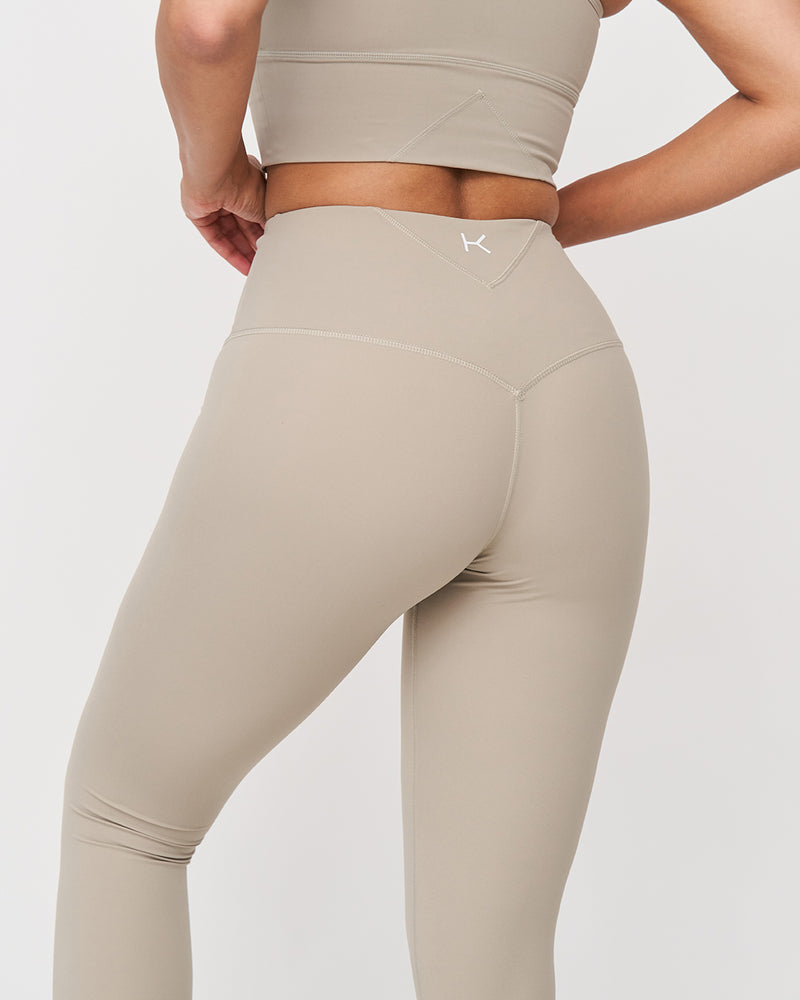Kuuno Tall Essential High Waist Tights Deep Sand Fabrikladen