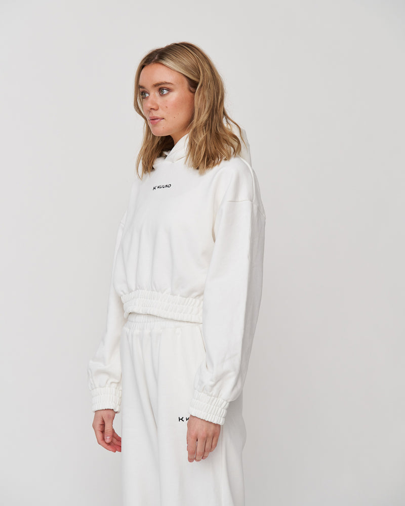 Kuuno Everyday Jogger Hoodie Classic White Speichern exportieren