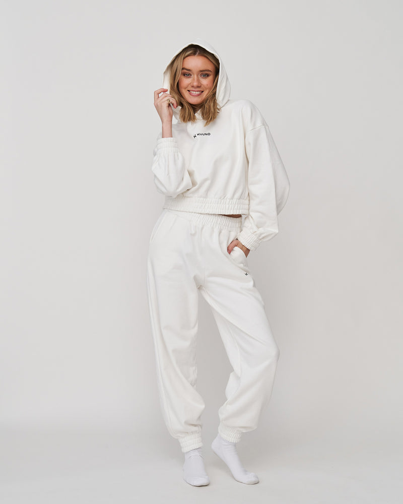 Kuuno Everyday Jogger Hoodie Classic White Speichern exportieren