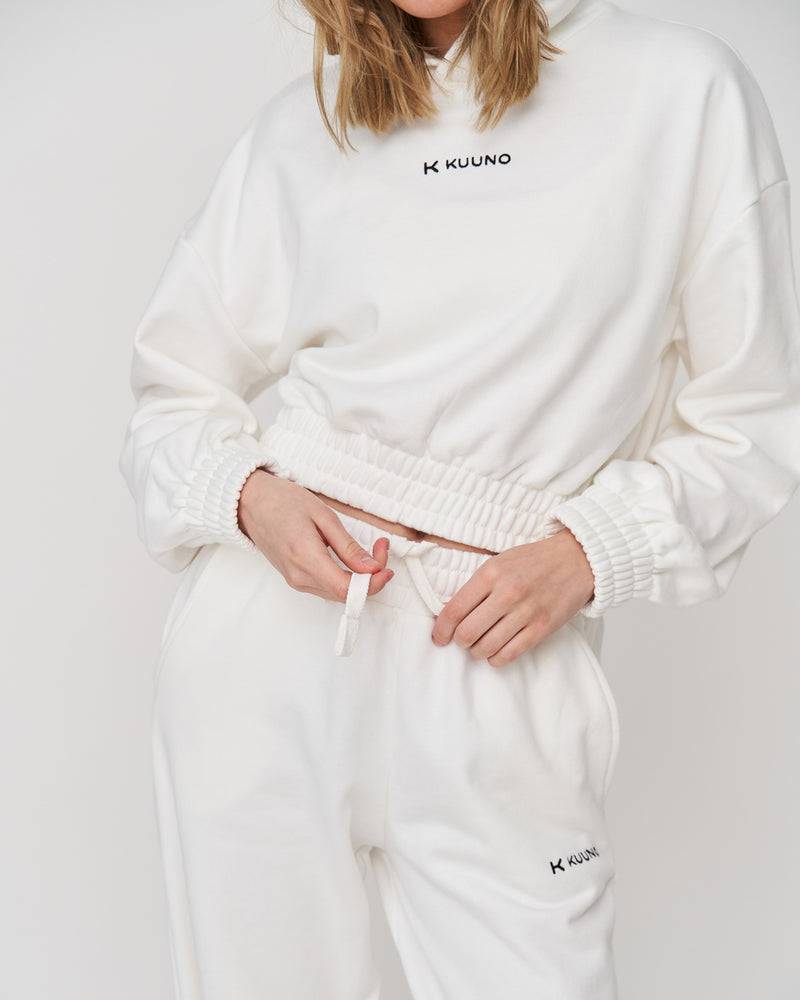 Kuuno Everyday Jogger Hoodie Classic White Speichern exportieren