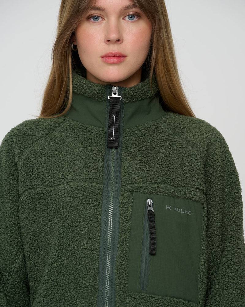 Kuuno Everyday Fleece Jacket Forest Green Top Angebot