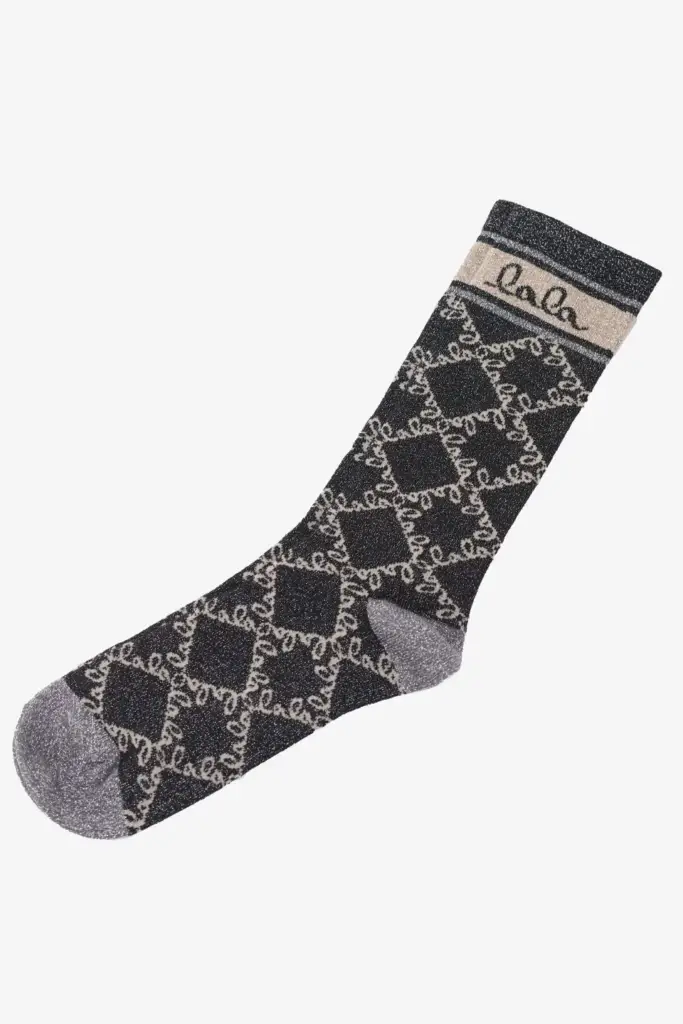 Lala Berlin Socks Aske viscose mix gold lalagram Bis zu 60% Rabatt