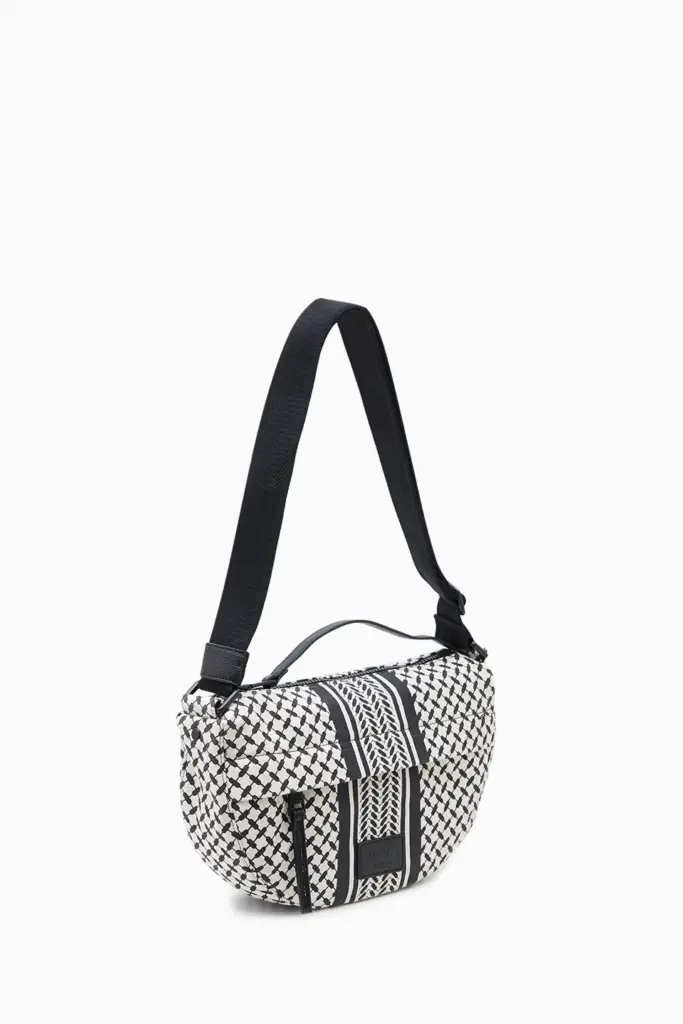 Lala Berlin Crossbody Melly canvas heritage stripe black Clearance-Verkauf