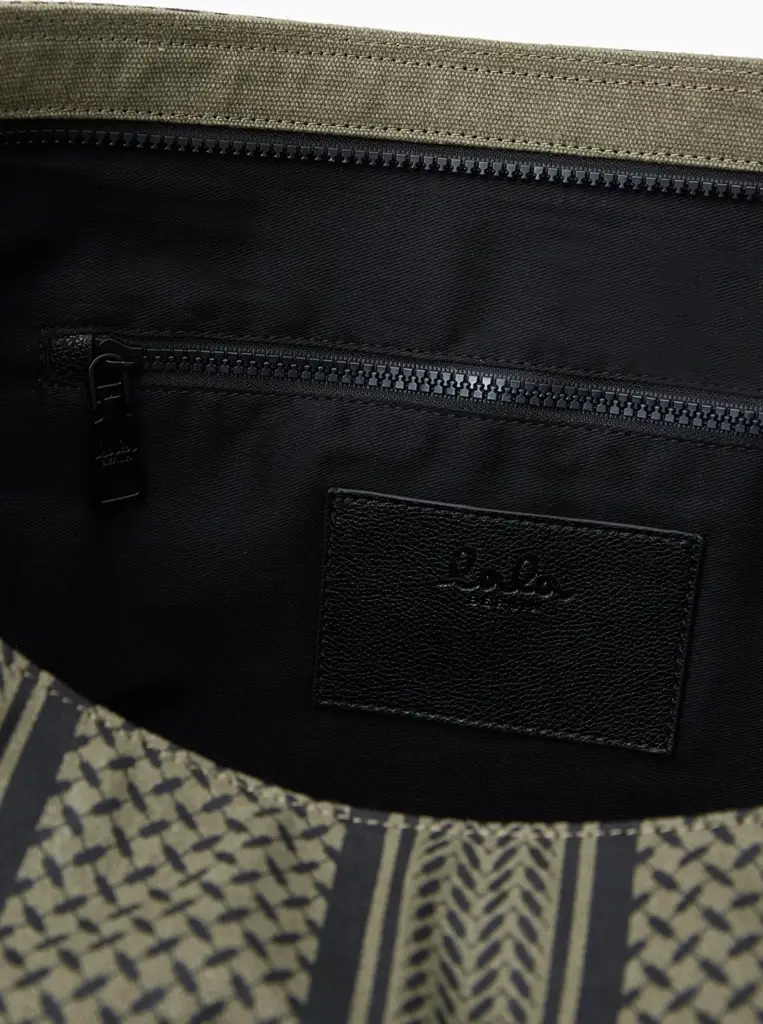 Lala Berlin Crossbody Milora canvas olive/black Black Friday Preise