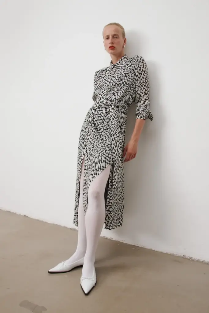 Lala Berlin Dress Deerja viscose/silk blend swoosh heritage zollfrei