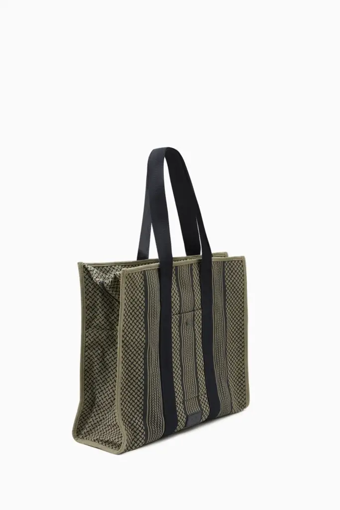Lala Berlin Shopper Mason canvas olive/black Rabatt
