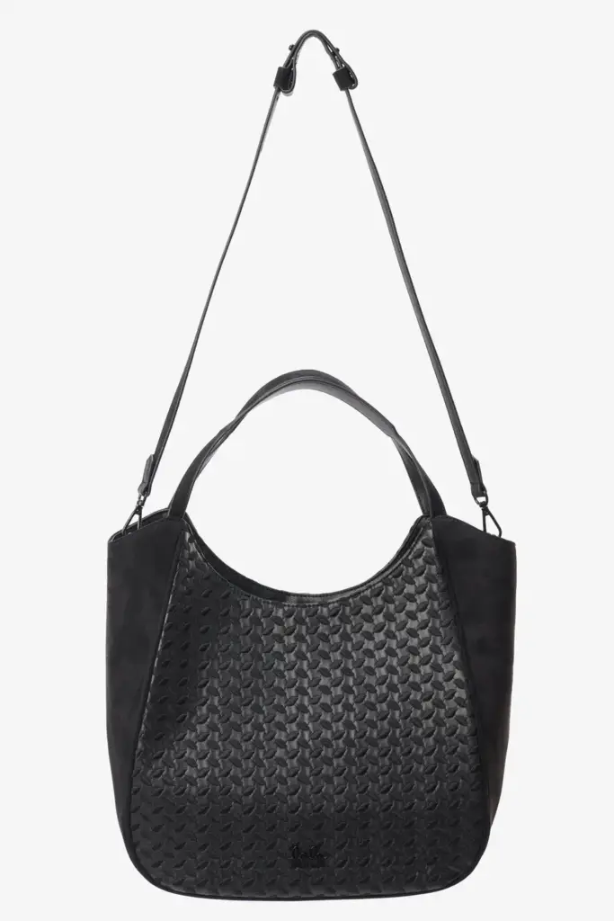 Lala Berlin Shopper Mar vegan leather heritage embroidery black Günstig kaufen