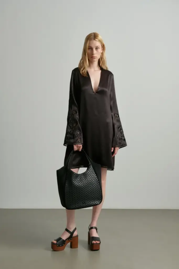 Lala Berlin Shopper Mar vegan leather heritage embroidery black Günstig kaufen