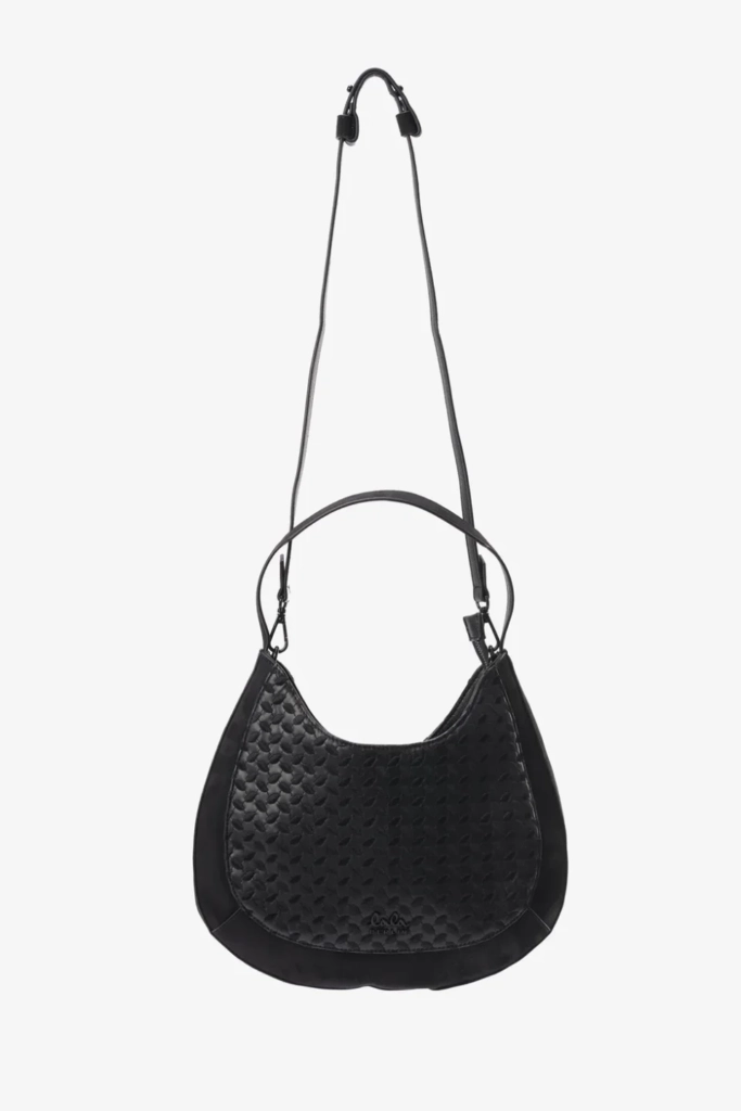 Lala Berlin Crossbody Moni vegan leather heritage embroidery black Versandkostenfrei