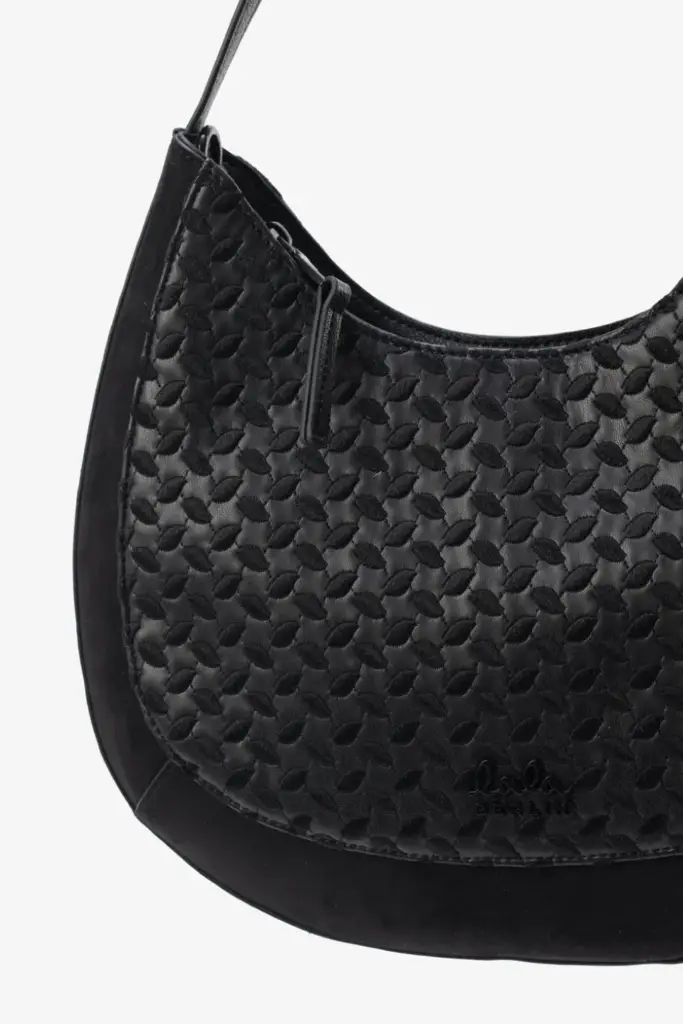 Lala Berlin Crossbody Moni vegan leather heritage embroidery black Versandkostenfrei