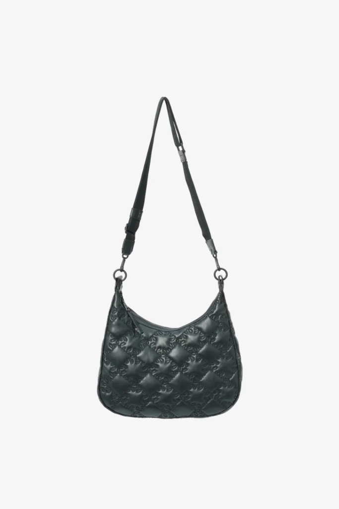 Lala Berlin Shoulderbag Mewis vegan leather lalagram black Preisnachlass