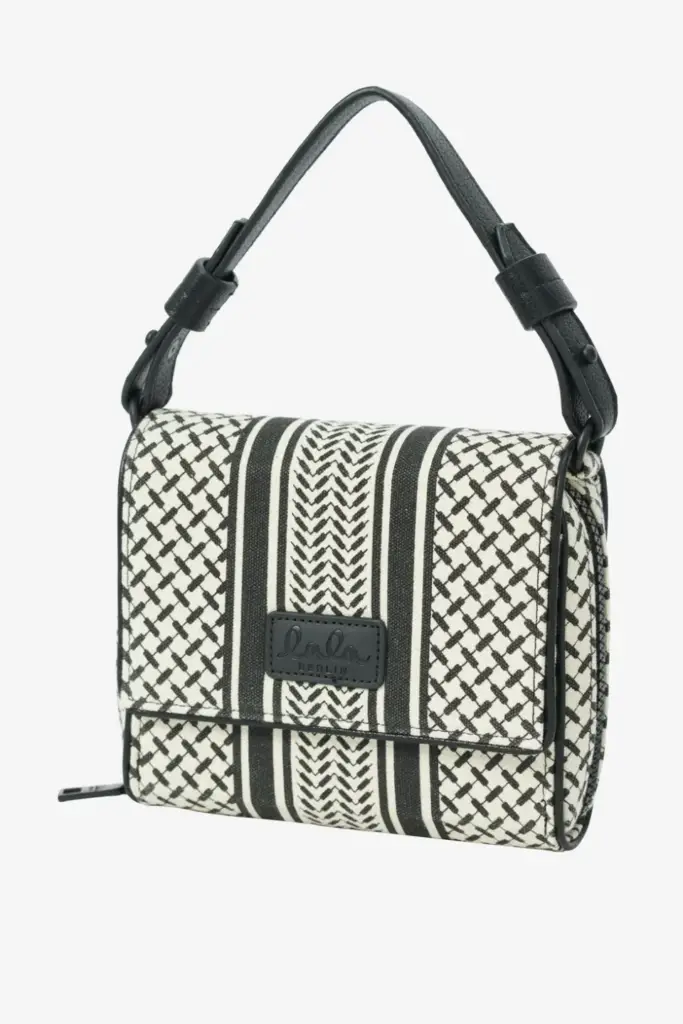 Lala Berlin Crossbody Migrid canvas heritage stripe black Weihnachtsangebot
