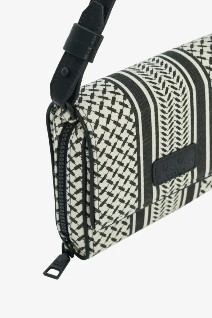 Lala Berlin Crossbody Migrid canvas heritage stripe black Weihnachtsangebot