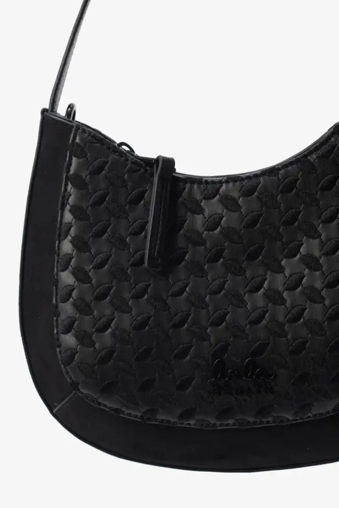 Lala Berlin Mini Shoulderbag Mesca vegan leather heritage embroidery black Vatertagsangebot