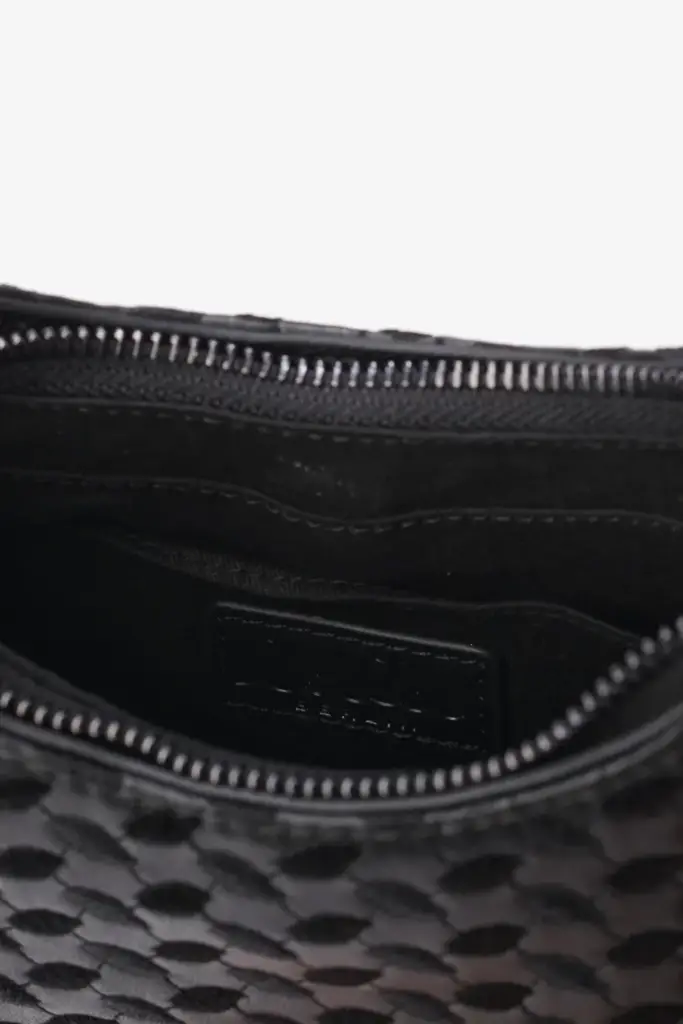 Lala Berlin Mini Shoulderbag Mesca vegan leather heritage embroidery black Vatertagsangebot