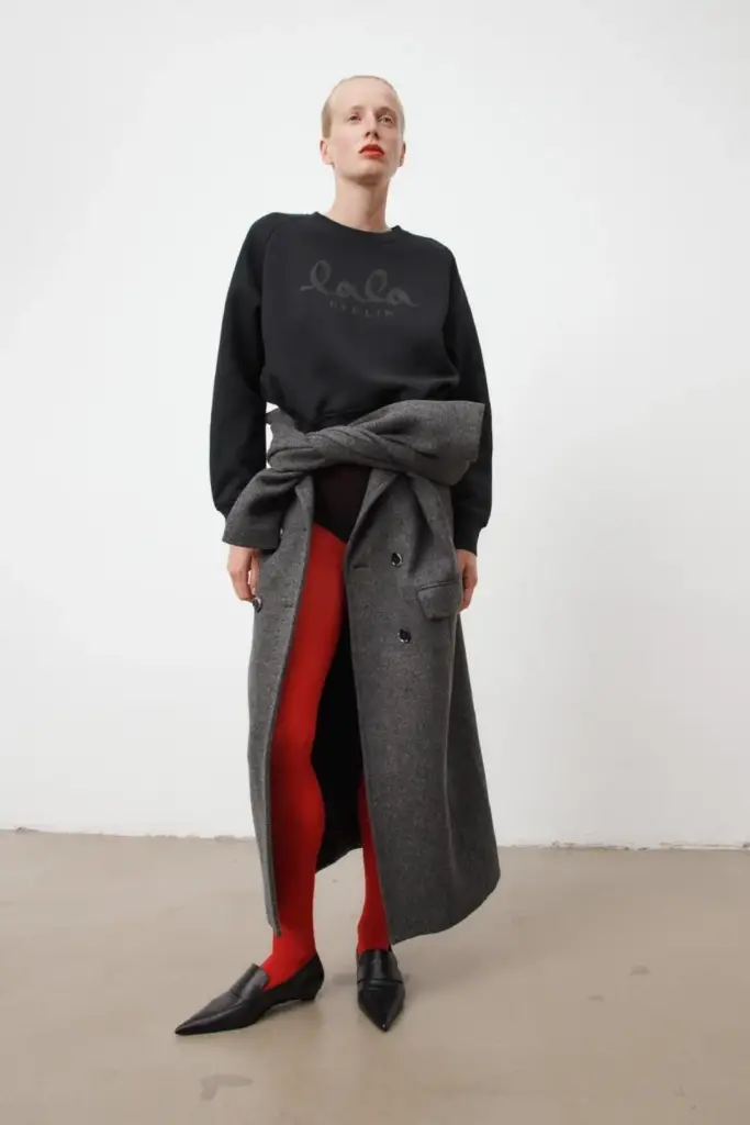 Lala Berlin Sweatshirt Ijora cotton black Heißer Verkauf