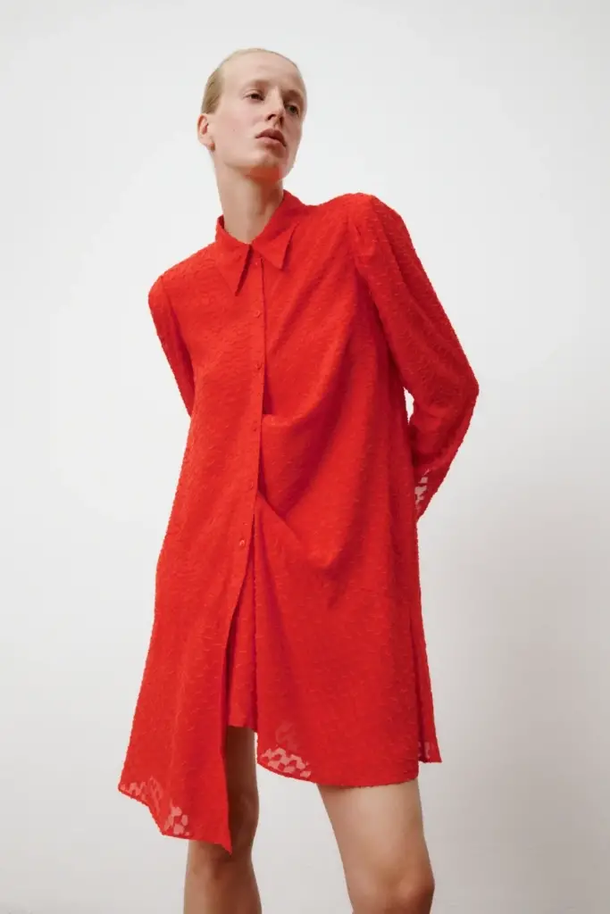 Lala Berlin Dress Davis viscose hot orange Online Outlet