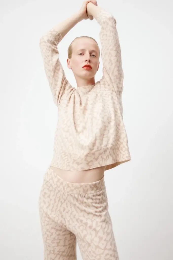 Lala Berlin Jumper Kactus wool mix cream heritage Exklusive Angebote