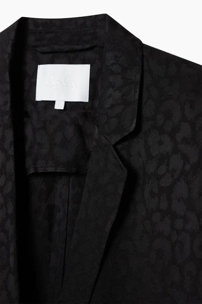 Lala Berlin Jacket Jewel viscose mix leo black Große Rabatte
