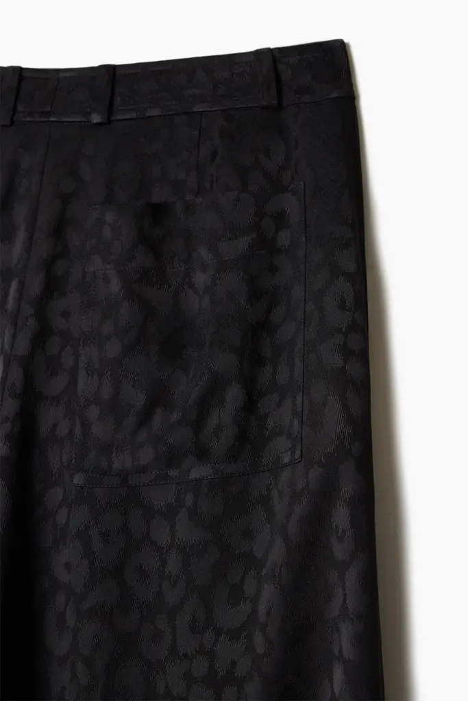 Lala Berlin Pants Polko viscose mix leo black Super Sparpreis
