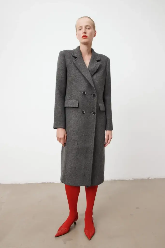 Lala Berlin Coat Cosima wool mix dark grey Wochenangebot