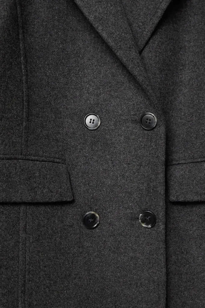Lala Berlin Coat Cosima wool mix dark grey Wochenangebot