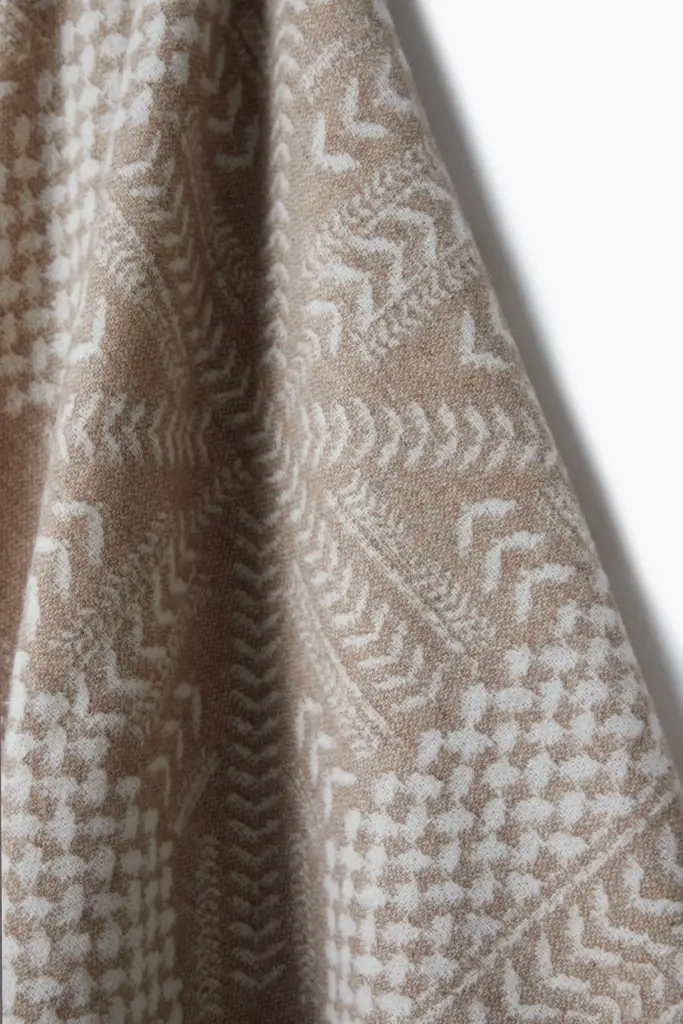 Lala Berlin Poncho Pineo wool mix heritage star sand Kostenlose Rückgabe