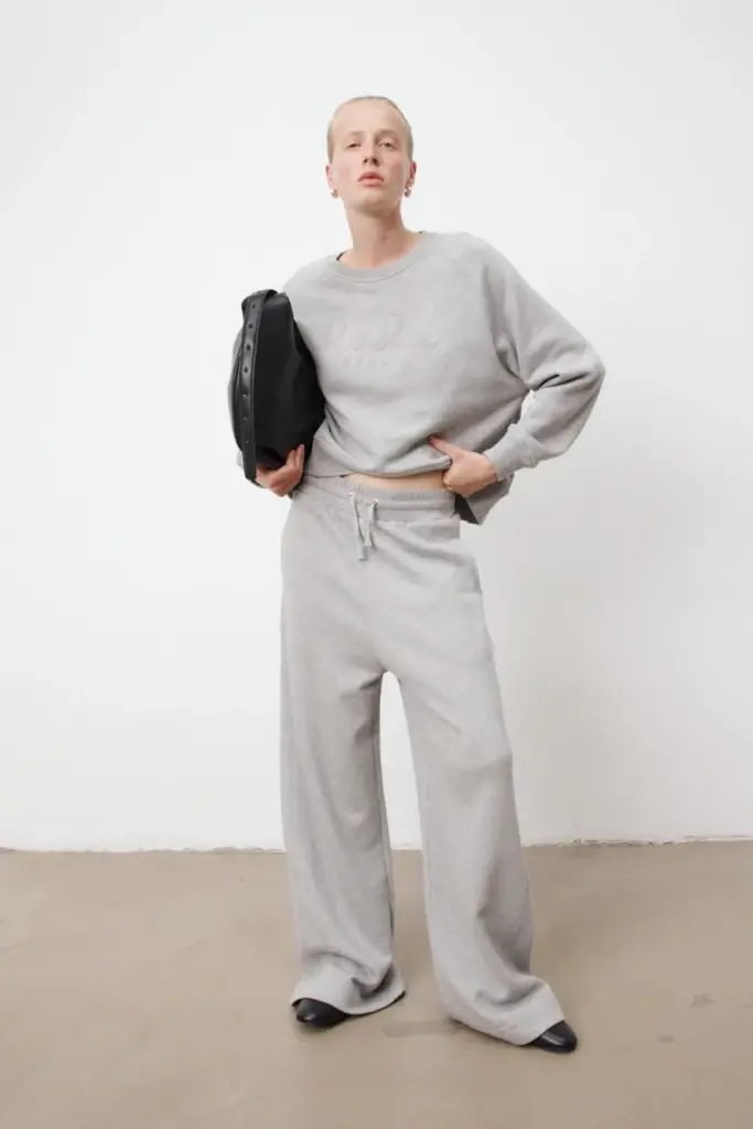 Lala Berlin Sweatshirt Ijora cotton heather grey JETZT KAUFEN