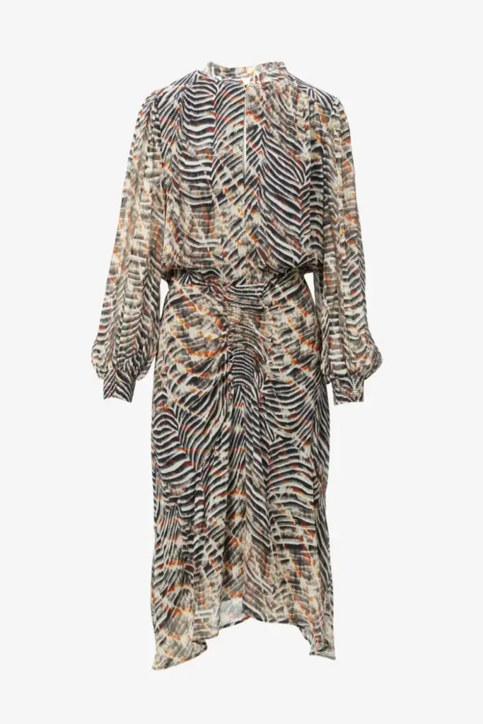 Lala Berlin Dress Delio viscose zebra shibori Zeitbegrenzte Promotion