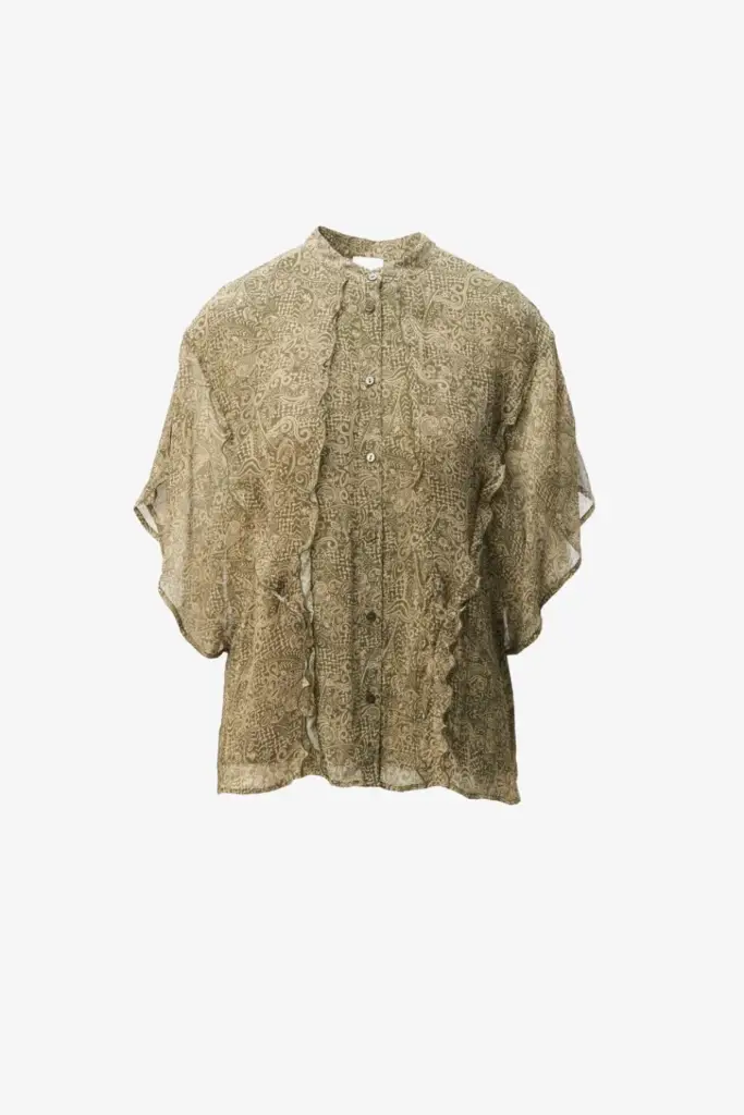 Lala Berlin Blouse Benaja viscose maze garden Bis zu 50% Rabatt