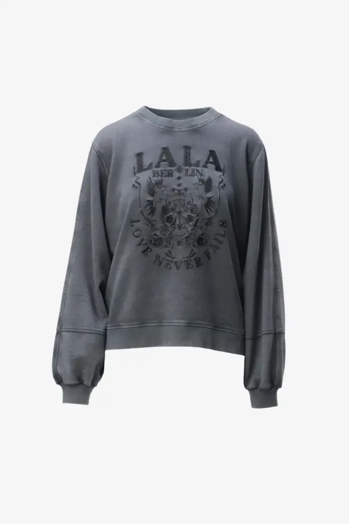 Lala Berlin Sweatshirt Ipali cotton love never fails black Bis zu 60% Rabatt