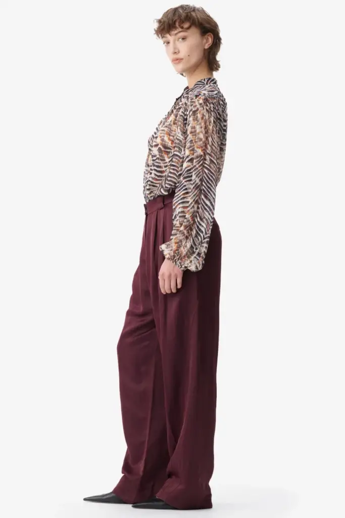 Lala Berlin Blouse Baylin viscose zebra shibori Discount Store für neue Produkte