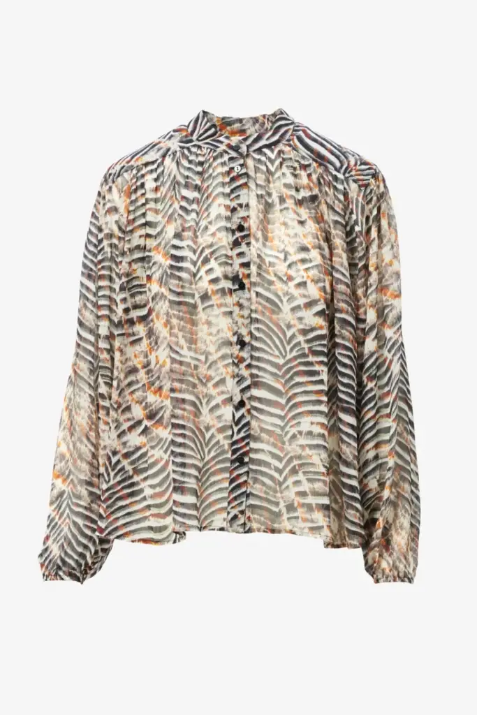 Lala Berlin Blouse Baylin viscose zebra shibori Discount Store für neue Produkte