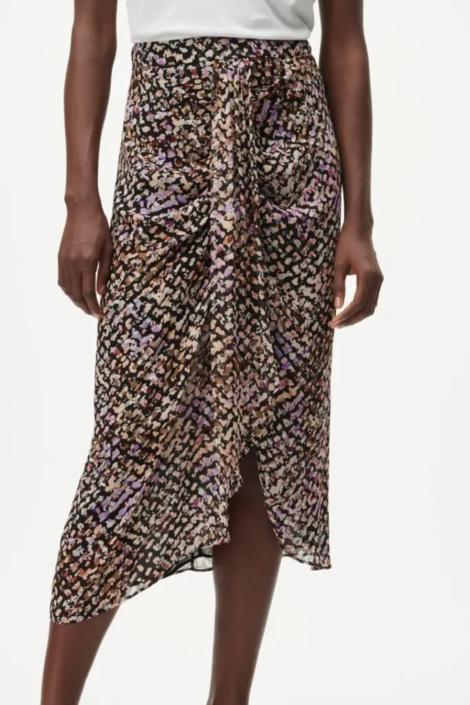 Lala Berlin Skirt Sidney viscose floral heritage Super Rabatt