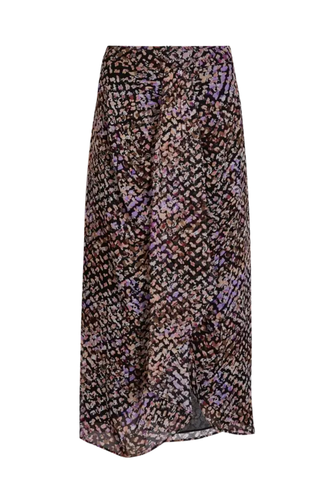 Lala Berlin Skirt Sidney viscose floral heritage Super Rabatt
