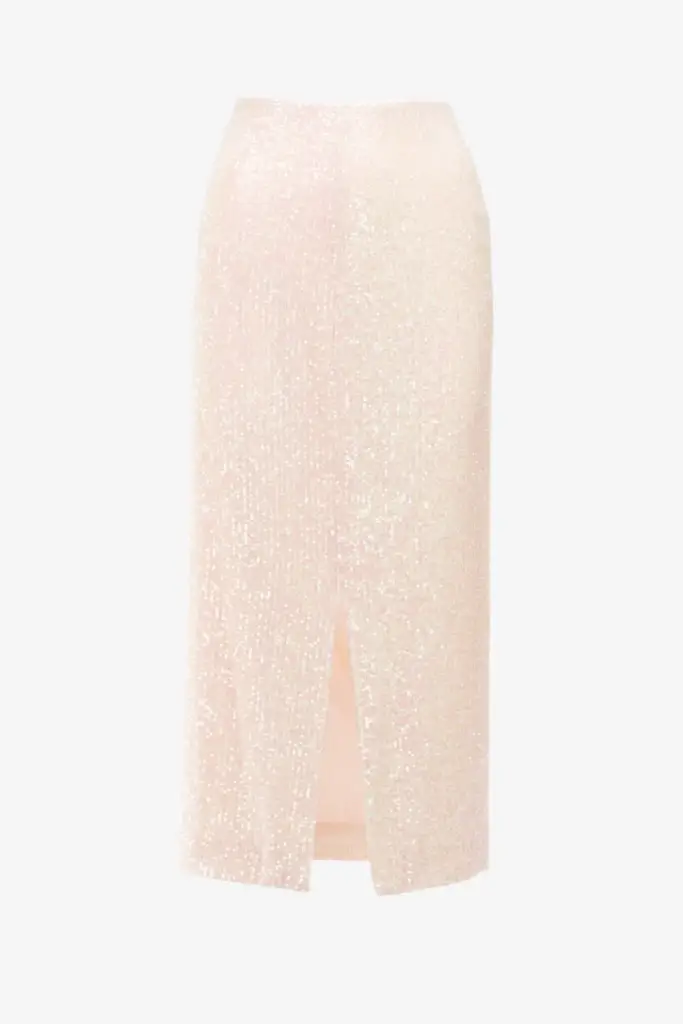 Lala Berlin Skirt Salem viscose mix powder 50% Rabatt mit kostenlosem Versand