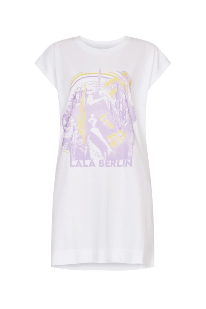 Lala Berlin T-Shirt Liva cotton lala savanna Clearance-Verkauf