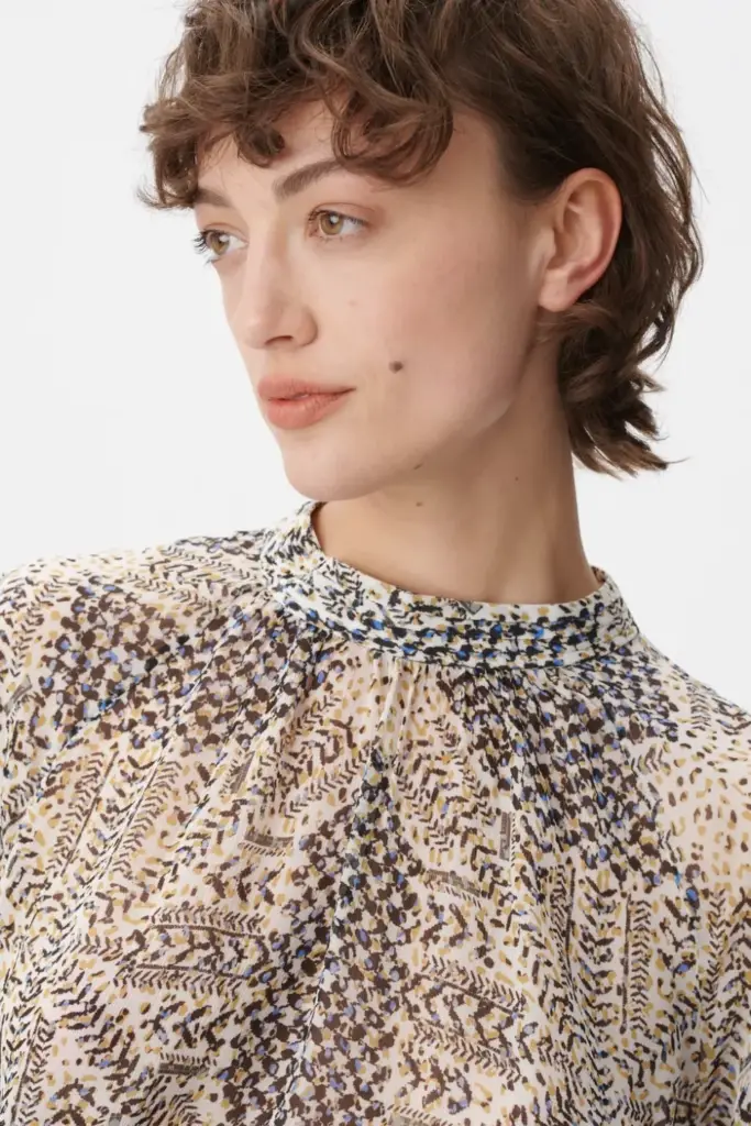 Lala Berlin Top Talvi viscose heritage star vanilla Fabrikladen