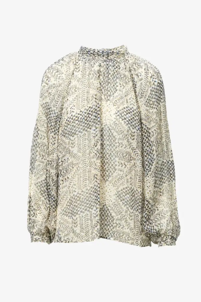 Lala Berlin Top Talvi viscose heritage star vanilla Fabrikladen