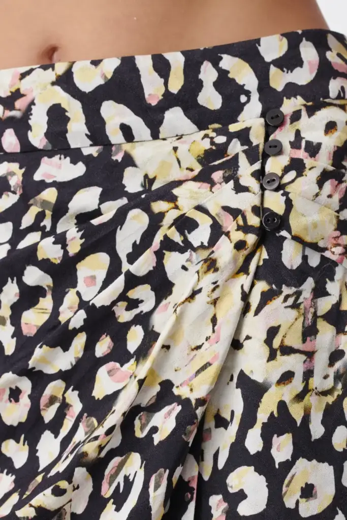 Lala Berlin Skirt Saraya viscose floral leo Speichern exportieren