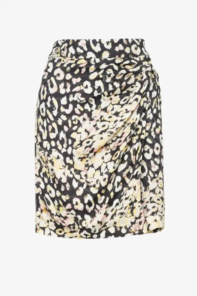 Lala Berlin Skirt Saraya viscose floral leo Speichern exportieren