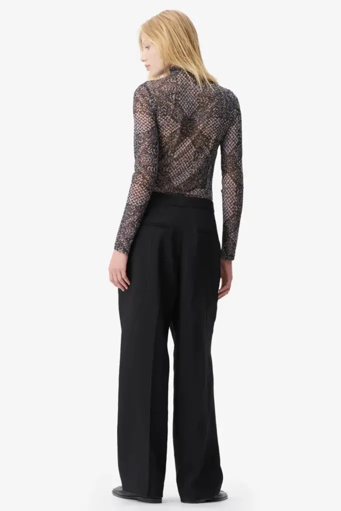 Lala Berlin Longsleeve Carolyn polyester mix heritage star black 50% Rabatt für begrenzte Zeit