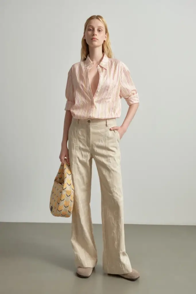 Lala Berlin Blouse Biloxi cotton mix multicolor stripe Günstiger Verkauf