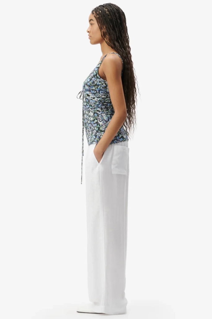 Lala Berlin Top Tamiko viscose mix leo love dark Blitzverkäufe