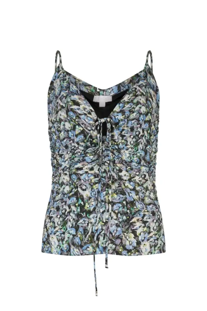 Lala Berlin Top Tamiko viscose mix leo love dark Blitzverkäufe