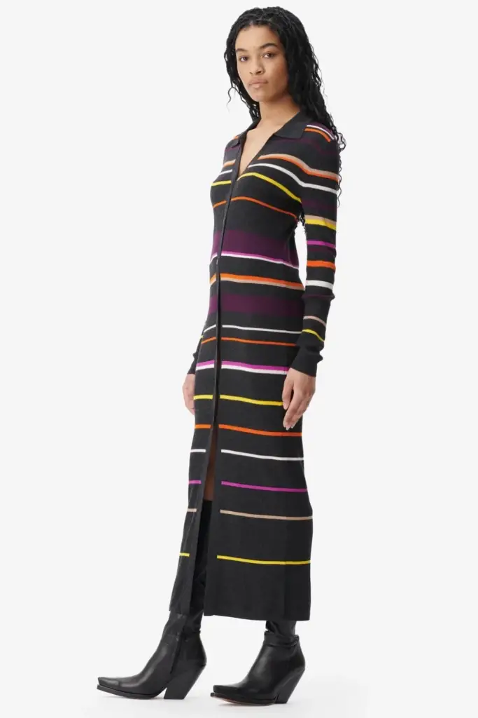 Lala Berlin Cardigan Kalliani wool multicolor stripe Günstig kaufen