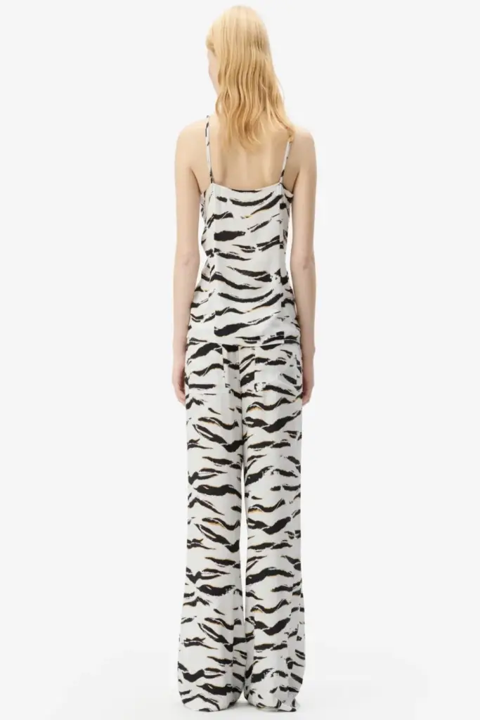 Lala Berlin Top Tiko viscose zebra wave Großer Ausverkauf